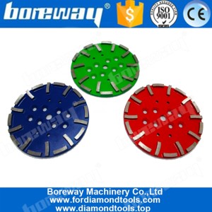 China 10''20 cutter head diamond grinding disc for hard floor grinding manufacturer