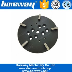 China 10 Inch 250mm Diamond Grinding Plate For Concrete Terrazzo Floor manufacturer