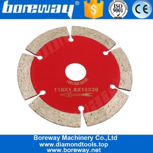 China 115 mm 4,5 Zoll Diamond Stone Disc Diamond Edge Cutting Hersteller