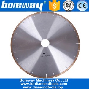 China 14 Inch High Frequency Welding Diamond Circular Saw Blade for Cutting Marble manufacturer