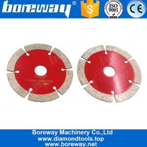 Chine Normal Segmented Circular Diamond Dry Cutters Disk Diamond Disc  Blade Tools For Fast Cutting Kinds Of Hard Stone fabricant