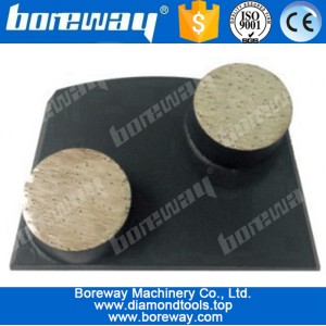 China 2 sapatas de moedura do diamante da barra redonda para máquinas de moedura do assoalho do lavina fabricante
