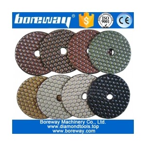 China 3-7 Inch Diamond Grinding And Polishing Pad Supplier For Surface Repair And Maintenance Of Granite And Other Stone manufacturer