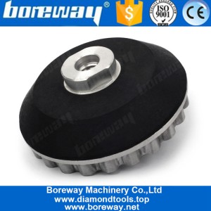 China 4 Inch 100mm Snail Lock Edge Aluminum Rubber Adapter Backer Pad manufacturer