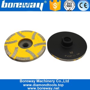 China 4 Inch China Diamond Resin Fill Grinding Cup Wheel for Stone Suppliers Or Manufacturer manufacturer