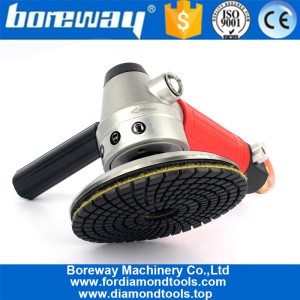 China Air Wet Sander Pneumatic Polisher M14 Thread For Polishing Granite Marble Processing manufacturer
