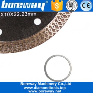 중국 Boreway 105mm ~ 230mm 특수 메쉬 디자인 최고 얇은 부드러운 커팅 디스크 도기 타일 절단기 제조업체