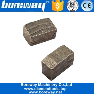 China Boreway 1800mm M shape Diamond Segment for Cutting Stone manufacturer