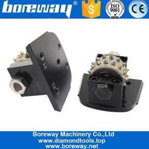 Chine Boreway 30S Lavina bush hammer Rollers Head outils avec support pour plancher Grinder Fabricant fabricant