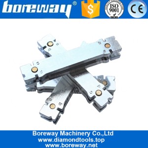 中国 博威钎焊钻芯钻头刀头上的金属磁铁支架钎焊 制造商