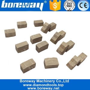 China Boreway Good Price M Shape Diamond Block Segment Tools For Cutting Stone manufacturer