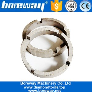 porcelana Segmento de taladro de núcleo de forma de corona sinterizado Boreway para precio de fábrica de hormigón fabricante