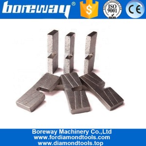 China Boreway U-Nut Hochfrequenz-Schweißsteinplatten-Diamantsegment zum Marmorschneiden Hersteller