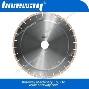 China Boreway horizontal cutting blade and segment for marble manufacturer