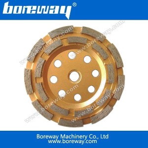 China Brazed double grinding cup wheel manufacturer