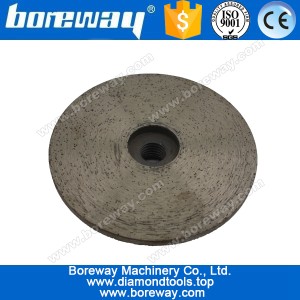 中国 D100 * 37.5W * 4T * M14 * 46＃小连续轮缘金刚石砂轮，小金刚石砂轮砂轮 制造商