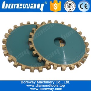 Cina D140*10T*50H diamond abrasive calurabting grinding wheel disc for grinding concrete produttore