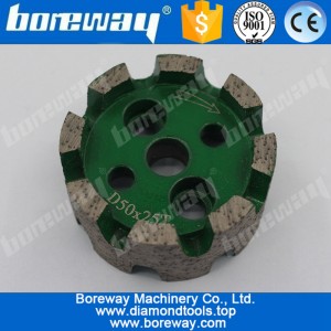China D50*25T*10H continious standard diamond stubbing wheel manufacturer