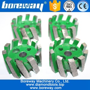 China D50*30T*10H diamond heavy duty stubbing wheel without adapter manufacturer