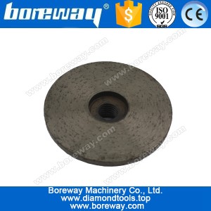 中国 D80 * 27.5W * 4T * M14 * 46＃小型连续轮缘金刚石砂轮，小型金刚石砂轮砂轮 制造商