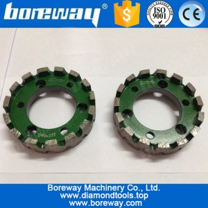 China D90*25T*50H heavy duty diamond gauging wheel for stone manufacturer