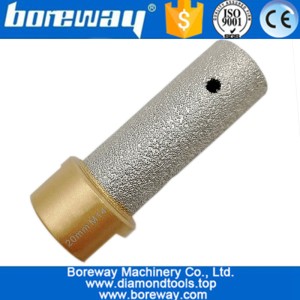 China Dia. 20mm Vacuum Brazed Diamond Finger Bits With M14 Thread Enlarge shape round bevel existing holes manufacturer