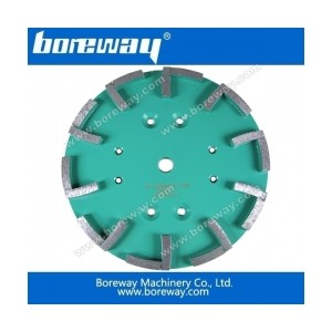 China 250MM-300MM Diamond Surface Grinding Disc Factory Wet Use For Floor Grinding Machines manufacturer