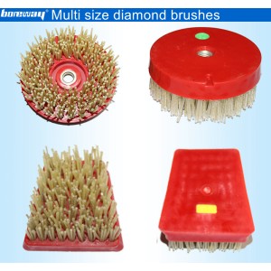중국 무광택 표면 용 다이아몬드 골동품 연마 브러시 제조업체