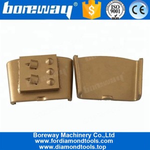 porcelana Two PCD and Three Alloy Segment HTC Grinding EZ Change Block For Removal Coating Epoxy Gule Manufcturer fabricante
