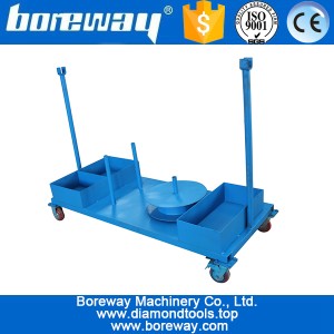 China Finished or semi-finished stone slab transportation carts trolleys manufacturer