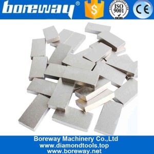 China Hot Pressed Diamond Tips Cutting Segment For Marble Granite  Reinforce Concrete Boreway Manufacturer manufacturer