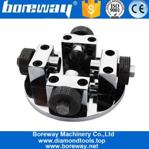 China Hundred Teeth 125mm Disc Bush Hammer Plate Tools for Concrete Surface Floor Grinding Suppliers manufacturer