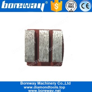 China Metal Bond Scanmaskin Redi Lock Grinding Plate For Concrete Terrazzo Floor manufacturer