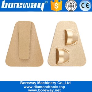 Chine Nouveaux produits 1/2 PCD Segment triangulaire outils époxy Redi Lock Scanmaskin disque de meulage pour enlever les revêtements de sol fabricant