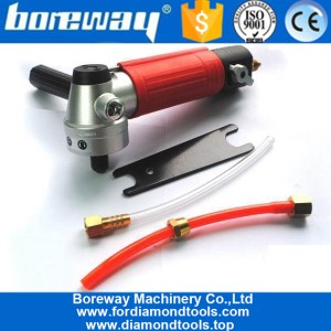 China Boreway Speedy Side Exhaust Center Water Feed Granite Air Polisher M14 M16 5/8-11 Thread manufacturer