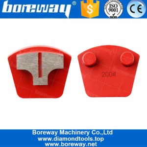 China Einzelne T-Form Kopf Werkmeister Metallschleifblock Betonwerkzeuge für Bodenschleifer Lieferanten Hersteller