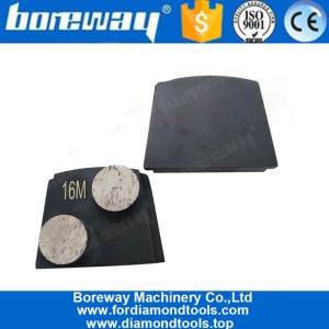 China Trapezoid Metal Bond Concrete Diamond Grinding Plate For Floor Grinder manufacturer