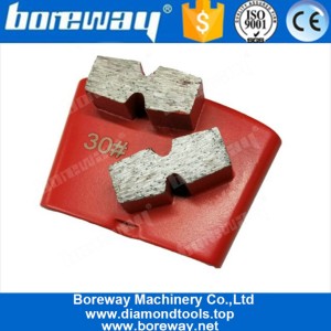 China Moagem de concreto abrasivo bond de metal de dois segmentos da forma de H para o moedor HTC fabricante