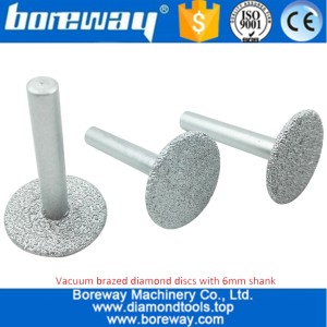China Vacuum Brazed Diamond Engraving Bits Cutter Rotary Burrs Carving Tools for Granite Marble, stone diamond carving bits manufacturer