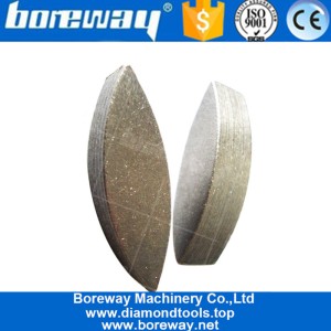 China Wet Dry Use Oval Sharp Segment For Concrete Welding On HTC Trapezoid Pad For Grinder Floor Surface manufacturer