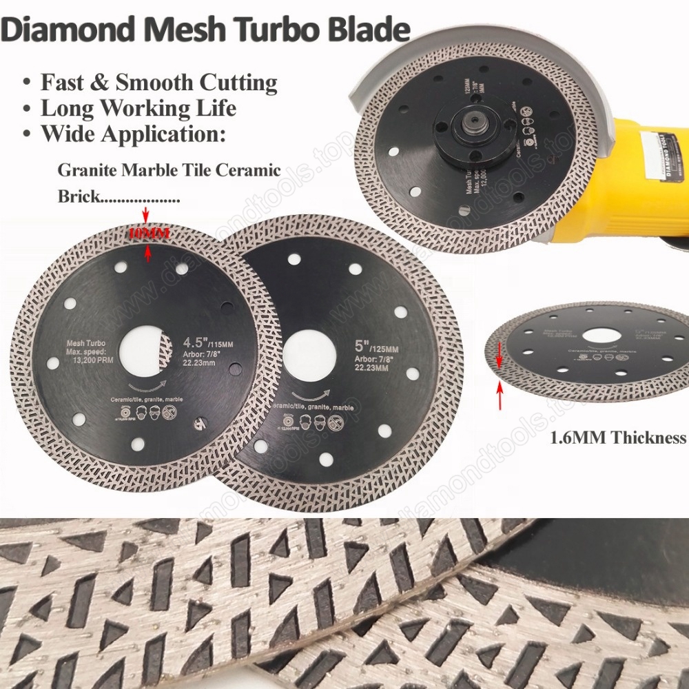 diamond mesh turbo blade