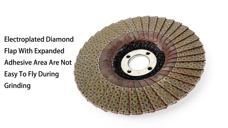 4 Inch electroplated diamond flap disc