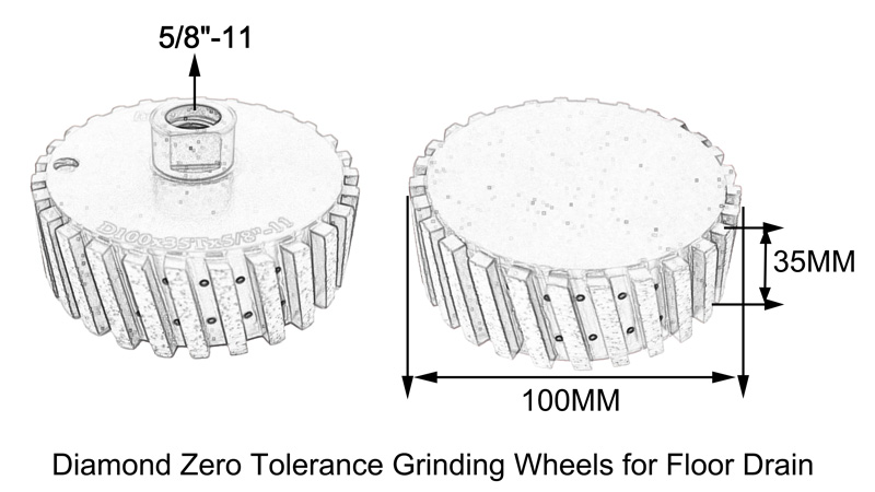 4 inch China Factory Diamond Zero Grinding Wheel