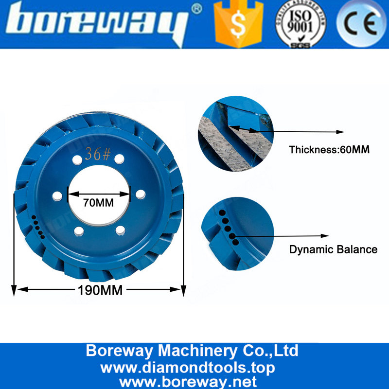 Sale In India Turkey Brazil Wet Use Boreway Quartz Calibrating Wheels For Automatic Disc Calibrating Grinding Machine Line