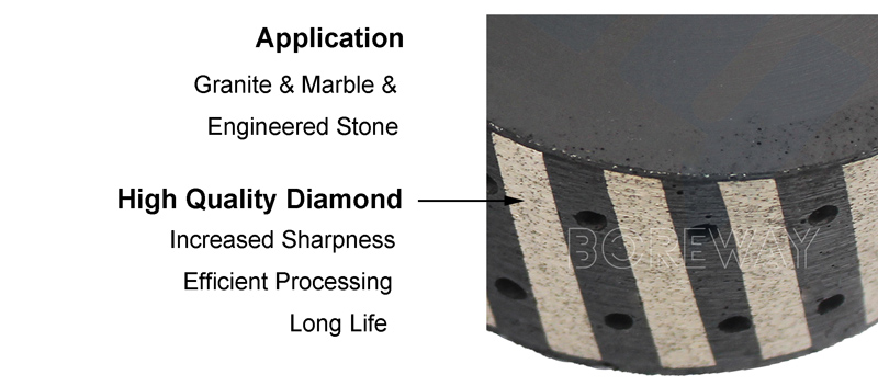 Factory Price Diamond Resin Filled Zero Tolerance Grinding Drum Wheel For Counter Top