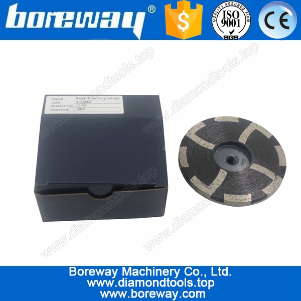 resin filled cup grinding wheel