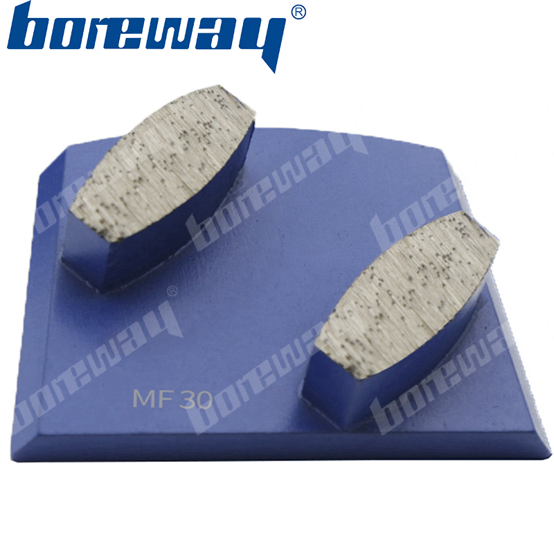 2 hexagon segments diamond grinding pads for concrete floor, diamond grinding blocks, diamond grinding pads