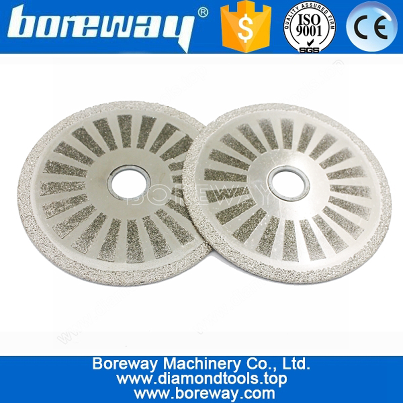 Masonry Cutting Saw With Vacuum Brazed protection Strip D100*20mm