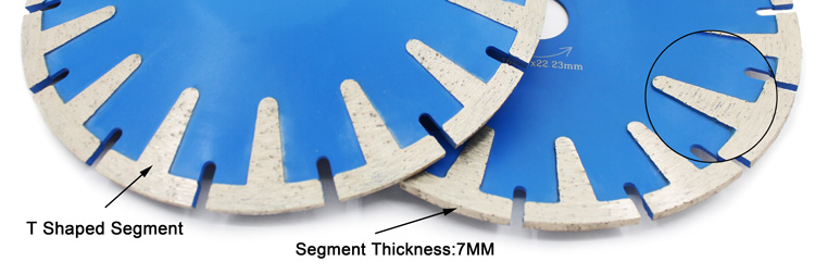 T Segment Less Chipping Diamond Cutting Disc