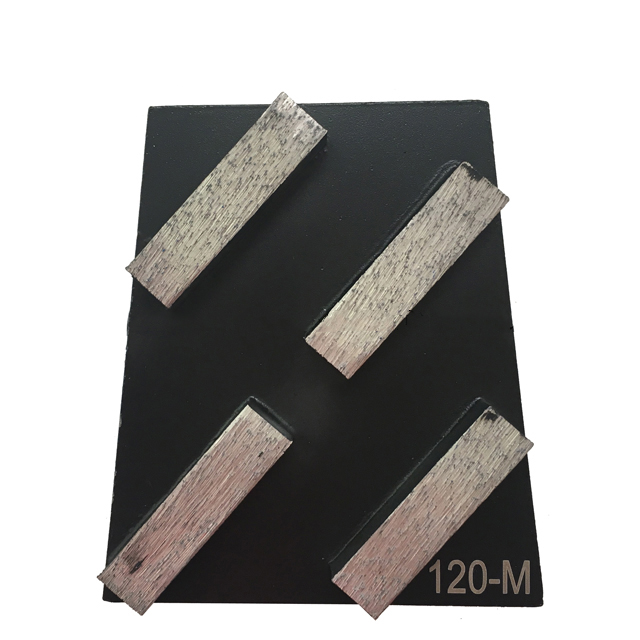  Diamond Floor Grinding Block With 4 Rectangle Segments